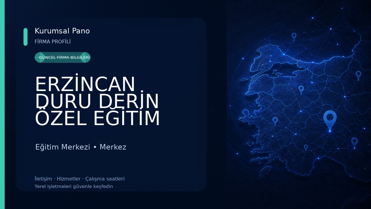 ERZİNCAN DURU DERİN ÖZEL EĞİTİM MERKEZİ