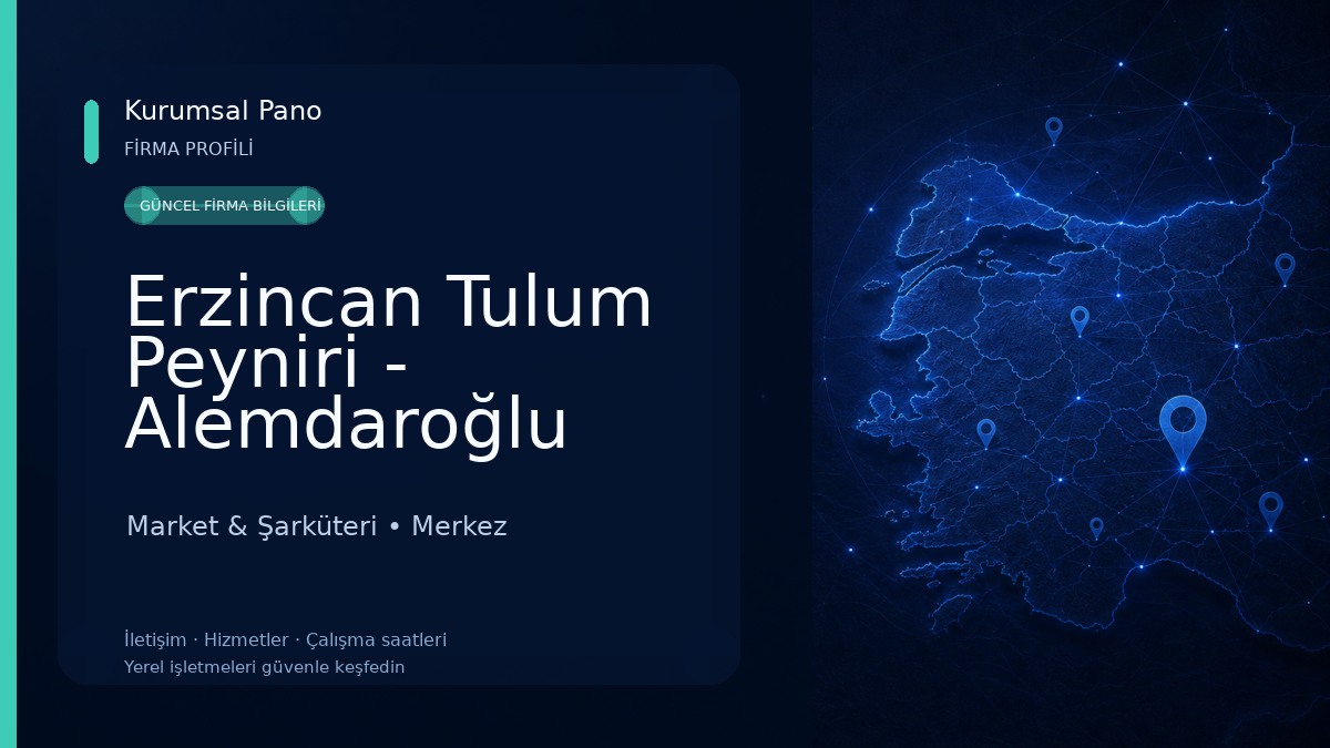 Erzincan Tulum Peyniri - Alemdaroğlu Gıda Market & Şarküteri