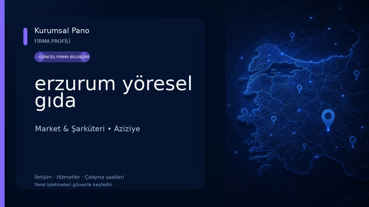 erzurum yöresel gıda Market & Şarküteri
