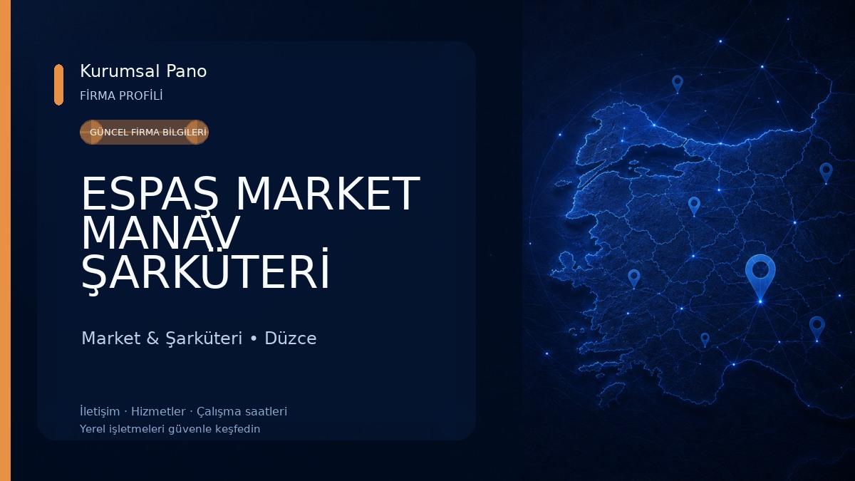 ESPAŞ MARKET MANAV ŞARKÜTERİ Market & Şarküteri
