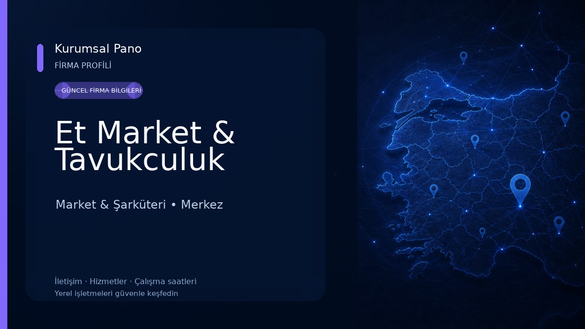Et Market & Tavukculuk