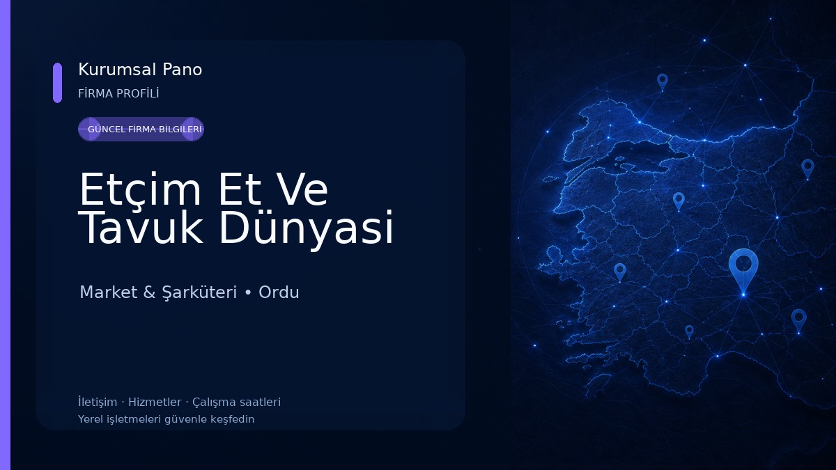 Etçim Et Ve Tavuk Dünyasi