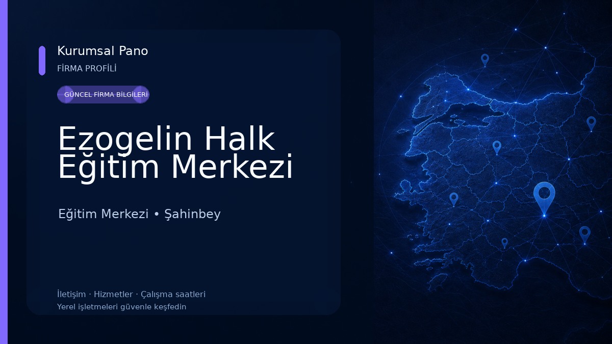 Ezogelin Halk Eğitim Merkezi Eğitim Merkezi