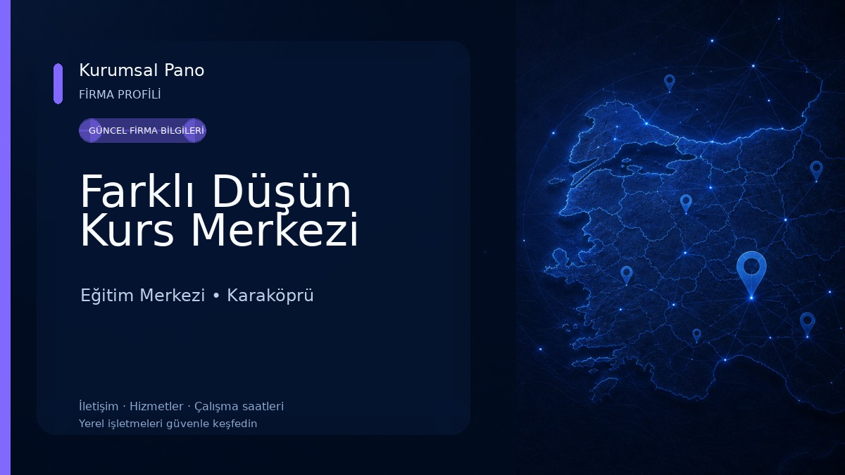 Farklı Düşün Kurs Merkezi