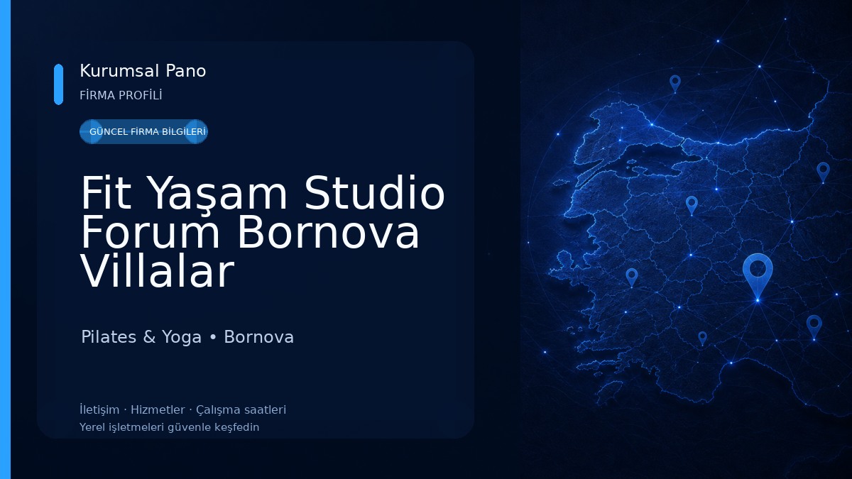 Fit Yaşam Studio Forum Bornova Villalar