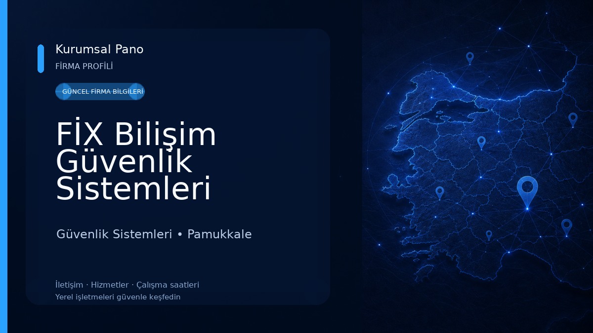 FİX Bilişim Güvenlik Sistemleri Güvenlik Sistemleri