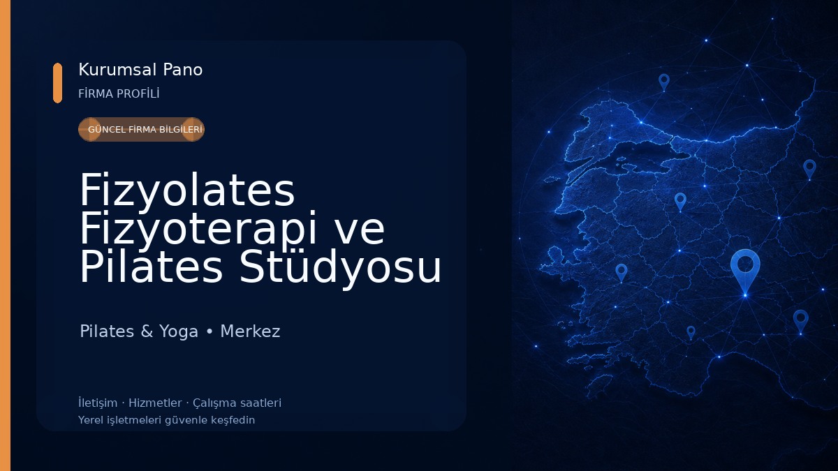 Fizyolates Fizyoterapi ve Pilates Stüdyosu