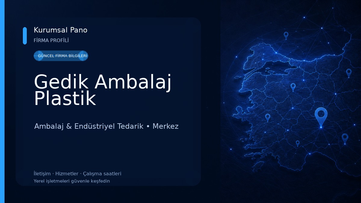 Gedik Ambalaj Plastik