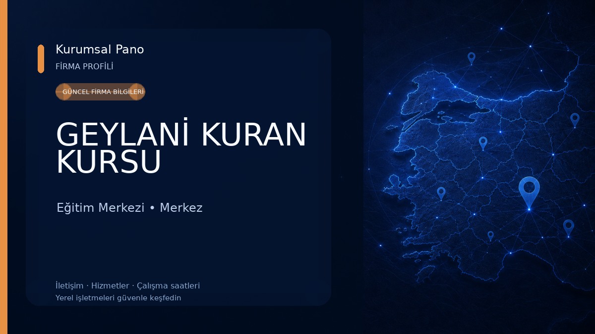 GEYLANİ KURAN KURSU