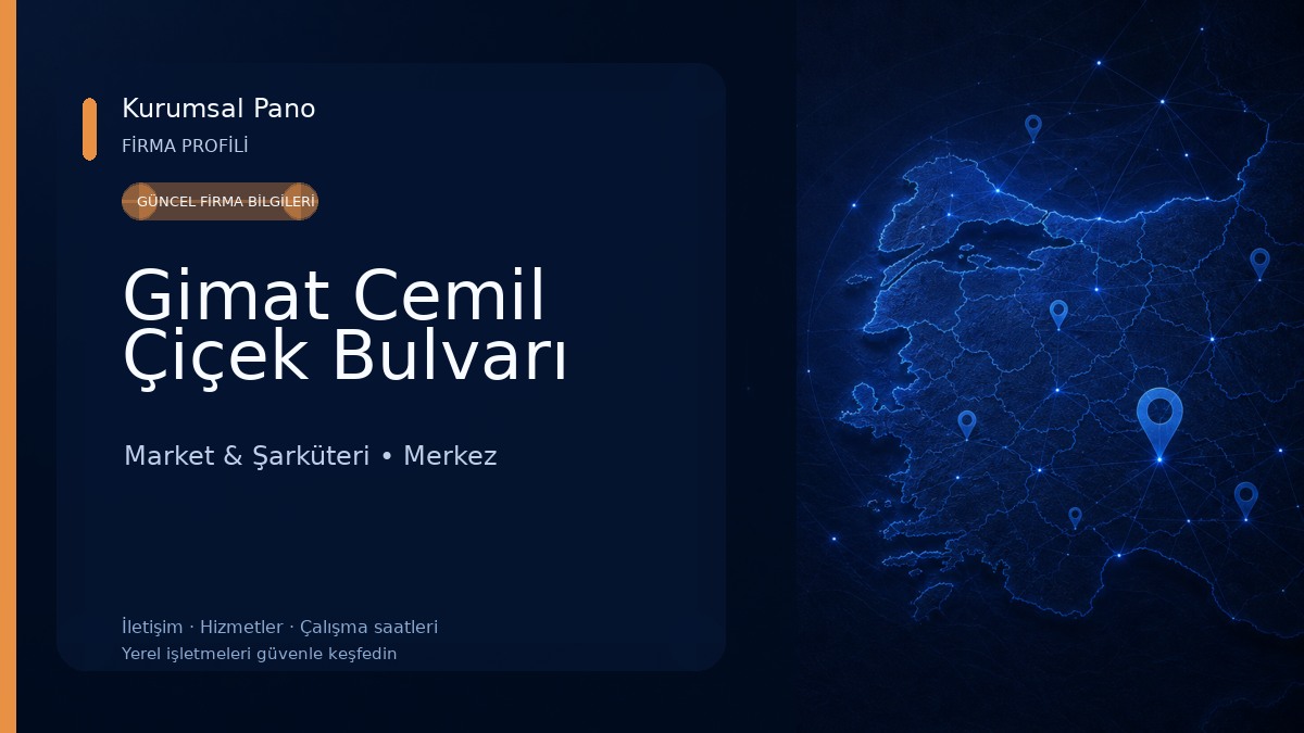 Gimat Cemil Çiçek Bulvarı Market & Şarküteri