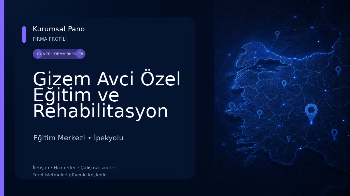 Gizem Avci Özel Eğitim ve Rehabilitasyon Merkezi Eğitim Merkezi
