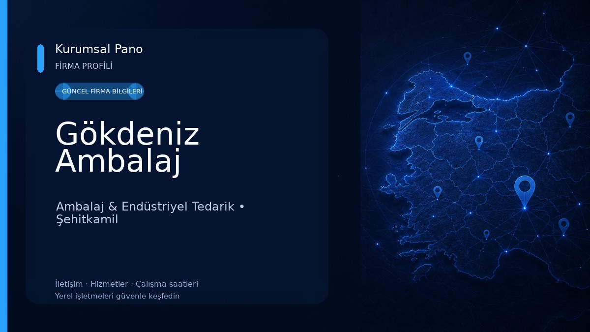 Gökdeniz Ambalaj Ambalaj & Endüstriyel Tedarik