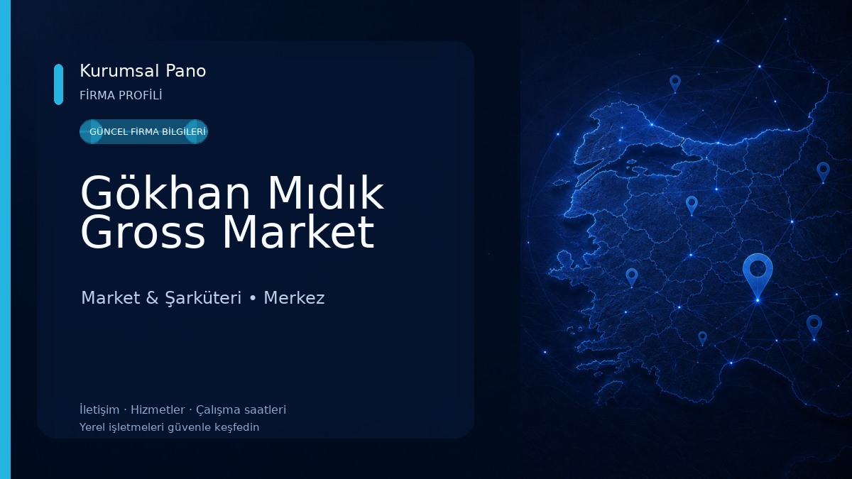 Gökhan Mıdık Gross Market Market & Şarküteri