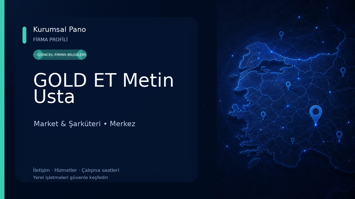 GOLD ET Metin Usta Market & Şarküteri