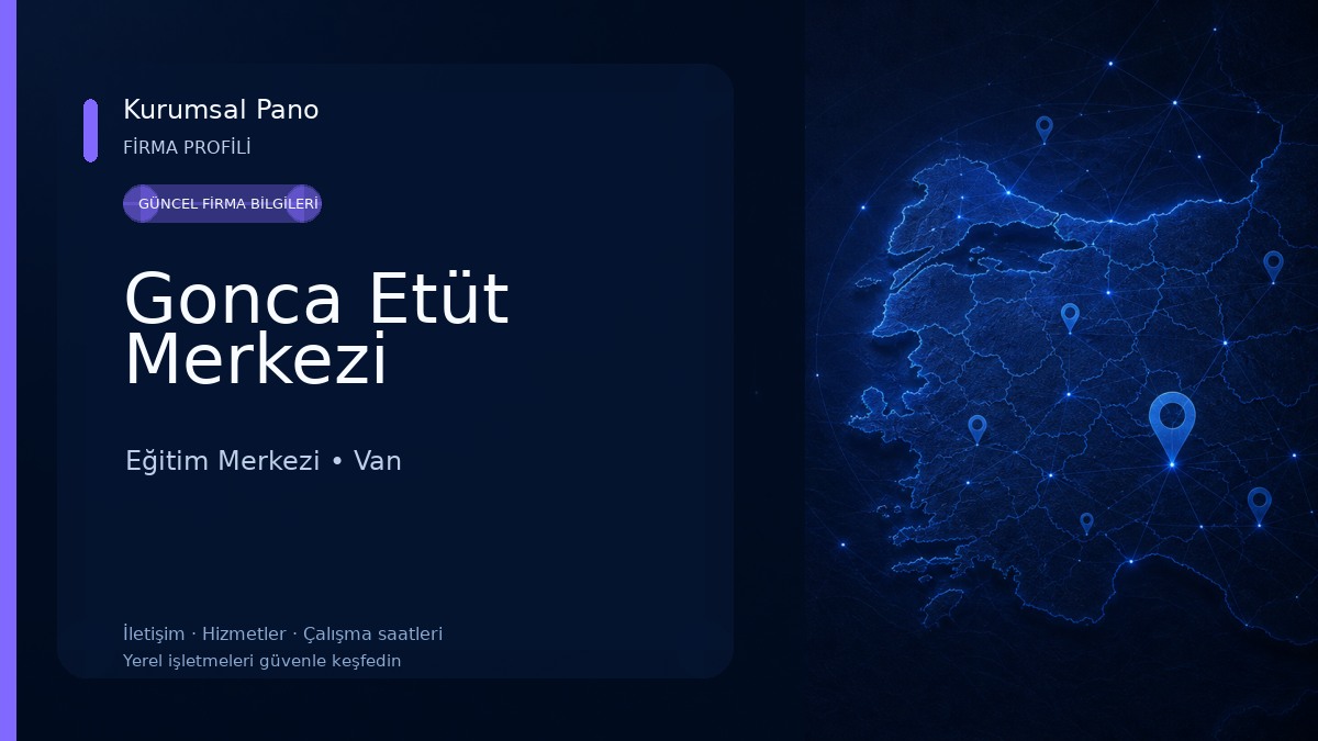 Gonca Etüt Merkezi Eğitim Merkezi