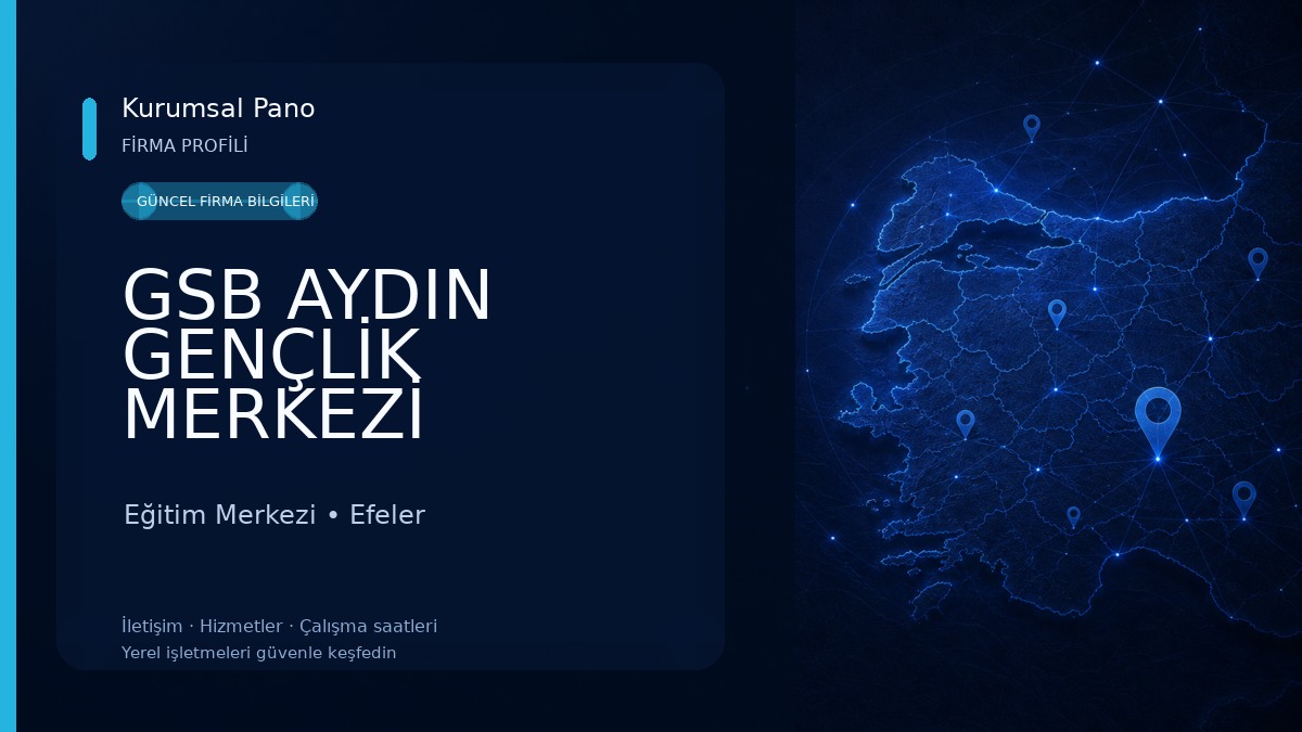 GSB AYDIN GENÇLİK MERKEZİ Eğitim Merkezi