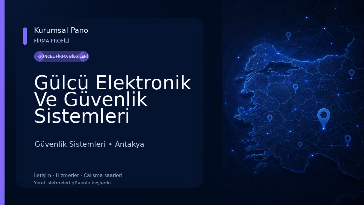 Gülcü Elektronik Ve Güvenlik Sistemleri
