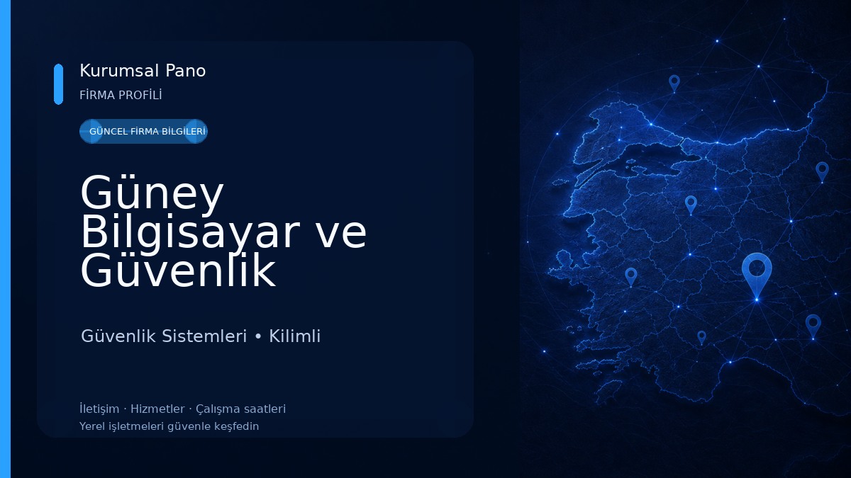 Güney Bilgisayar ve Güvenlik Sistemleri Güvenlik Sistemleri