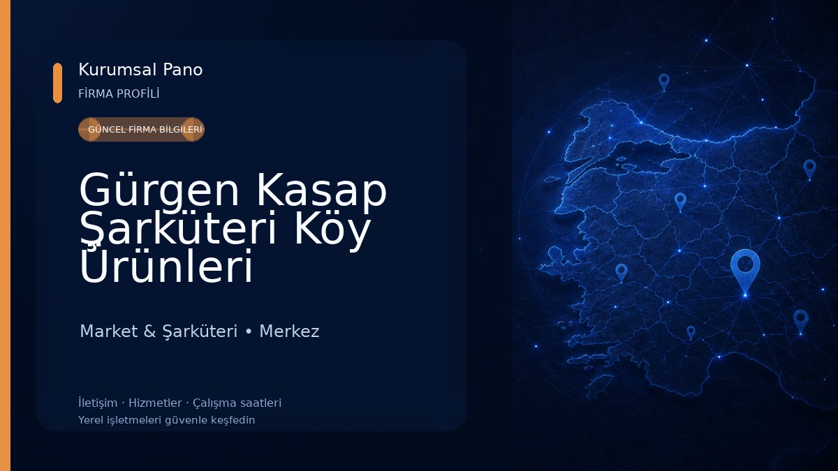 Gürgen Kasap Şarküteri Köy Ürünleri Market & Şarküteri