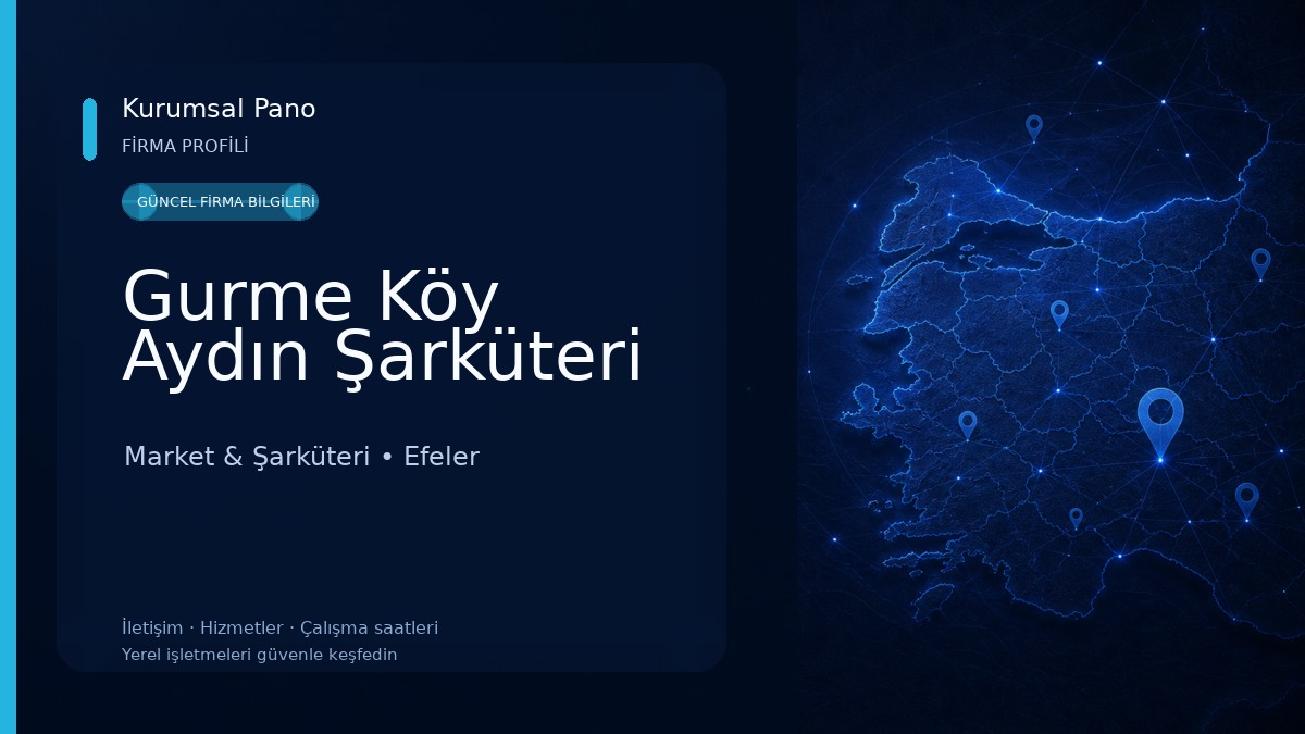 Gurme Köy Aydın Şarküteri