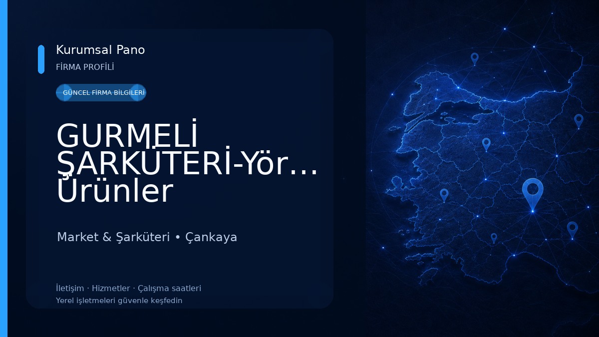 GURMELİ ŞARKÜTERİ-Yöresel Ürünler Market & Şarküteri