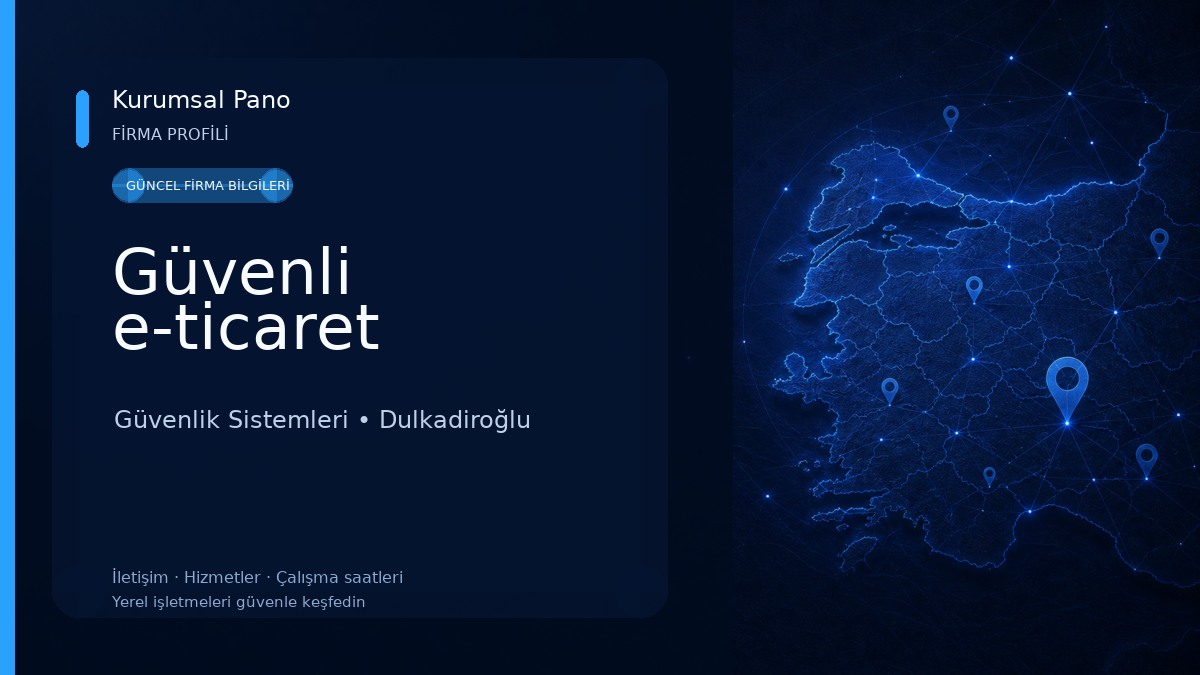 Güvenli e-ticaret Güvenlik Sistemleri