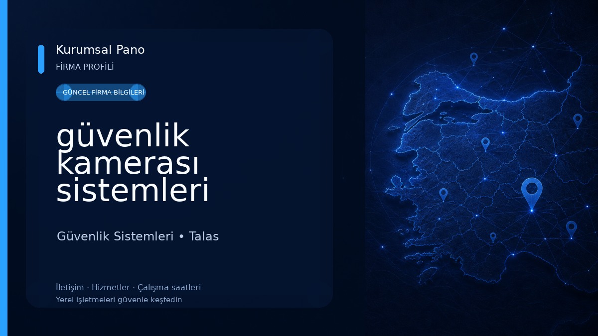 güvenlik kamerası sistemleri Güvenlik Sistemleri