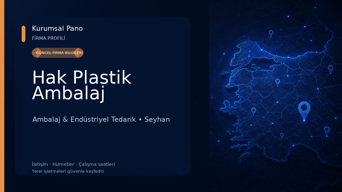 Hak Plastik Ambalaj Ambalaj & Endüstriyel Tedarik