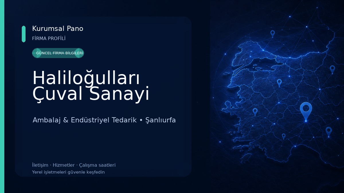 Haliloğulları Çuval Sanayi Ambalaj & Endüstriyel Tedarik