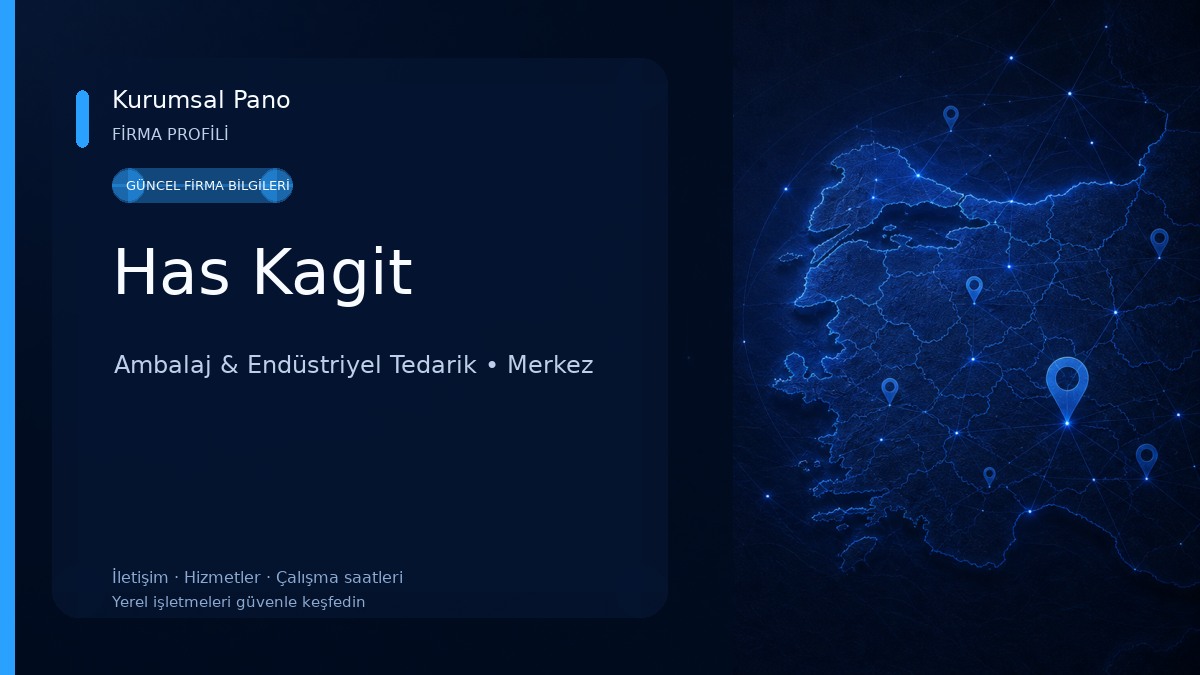 Has Kagit Ambalaj & Endüstriyel Tedarik