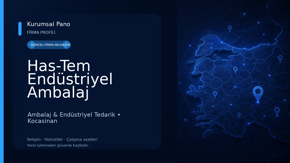 Has-Tem Endüstriyel Ambalaj Ambalaj & Endüstriyel Tedarik
