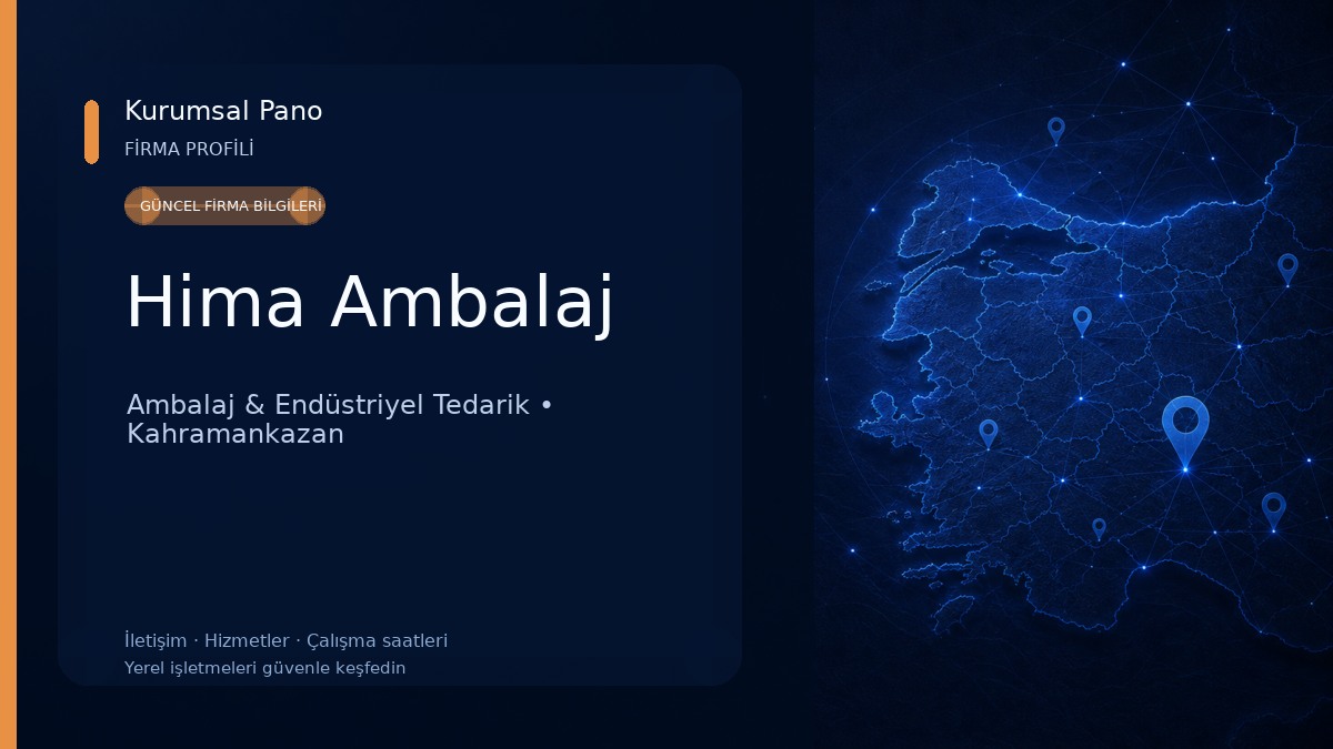 Hima Ambalaj Ambalaj & Endüstriyel Tedarik