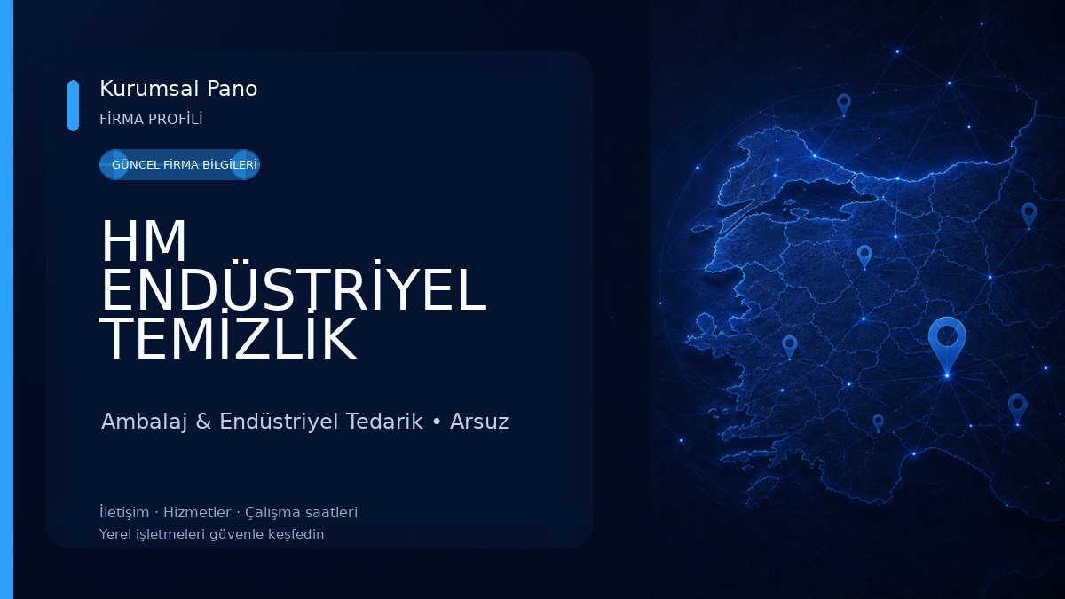 HM ENDÜSTRİYEL TEMİZLİK AMBALAJ KAĞIT SAN. LTD. ŞTİ. Ambalaj & Endüstriyel Tedarik