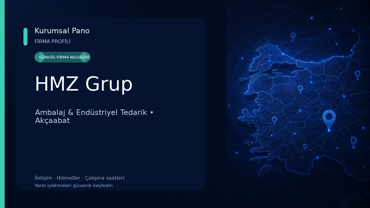 HMZ Grup Ambalaj & Endüstriyel Tedarik