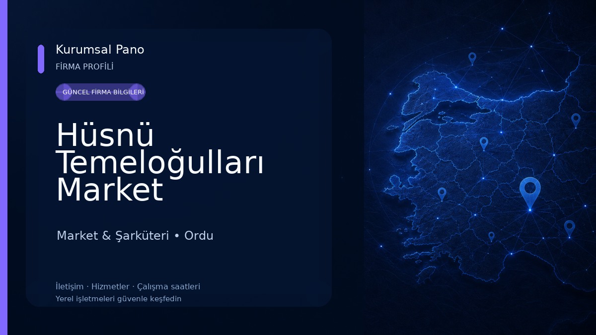 Hüsnü Temeloğulları Market Market & Şarküteri