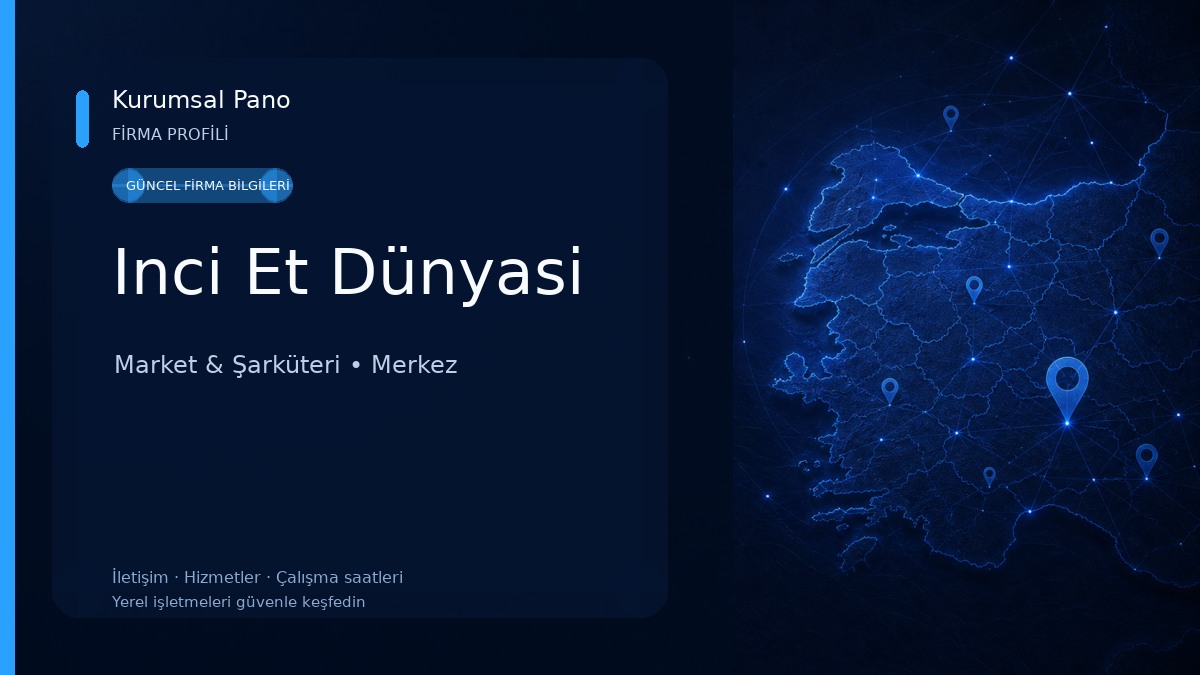 Inci Et Dünyasi