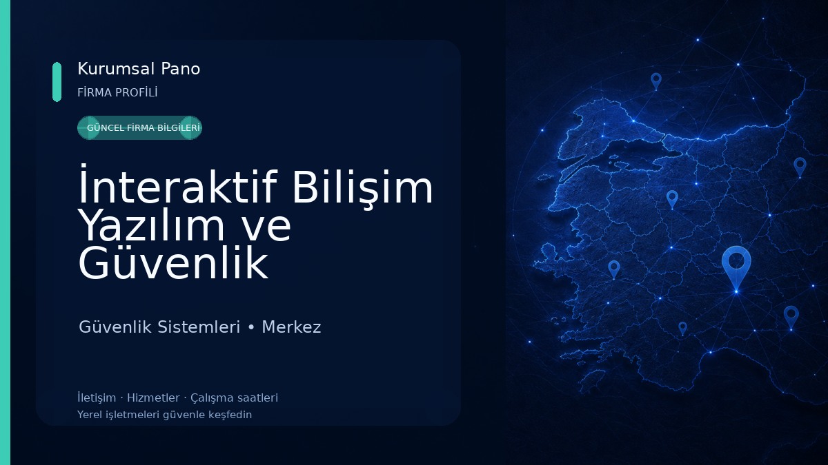 İnteraktif Bilişim Yazılım ve Güvenlik Sistemleri | Çorum Güvenlik Kamerası