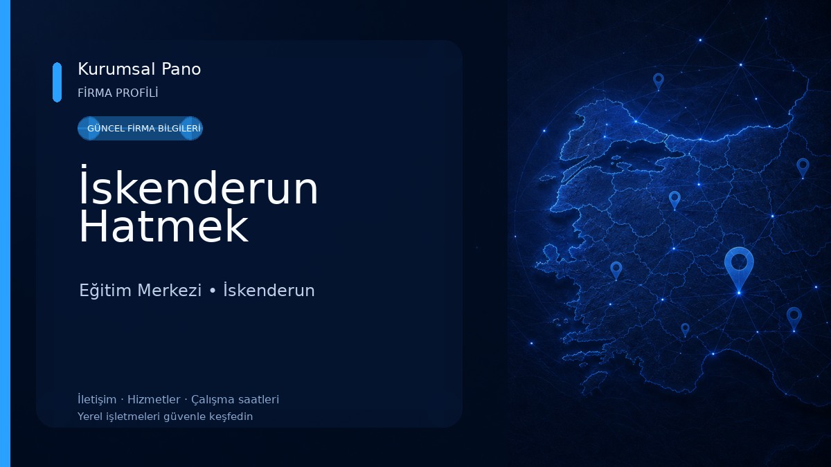 İskenderun Hatmek Eğitim Merkezi