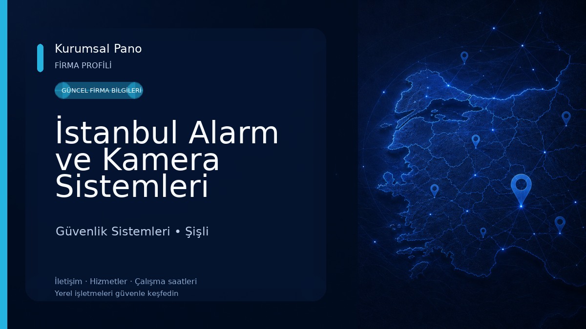 İstanbul Alarm ve Kamera Sistemleri 
