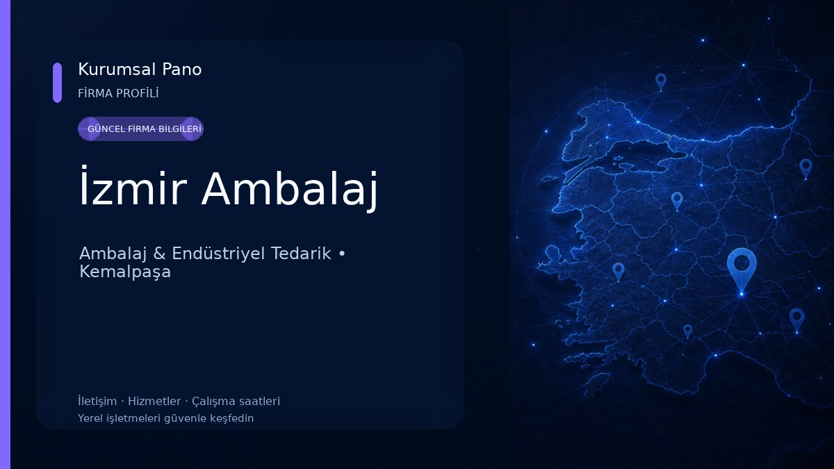 İzmir Ambalaj Ambalaj & Endüstriyel Tedarik