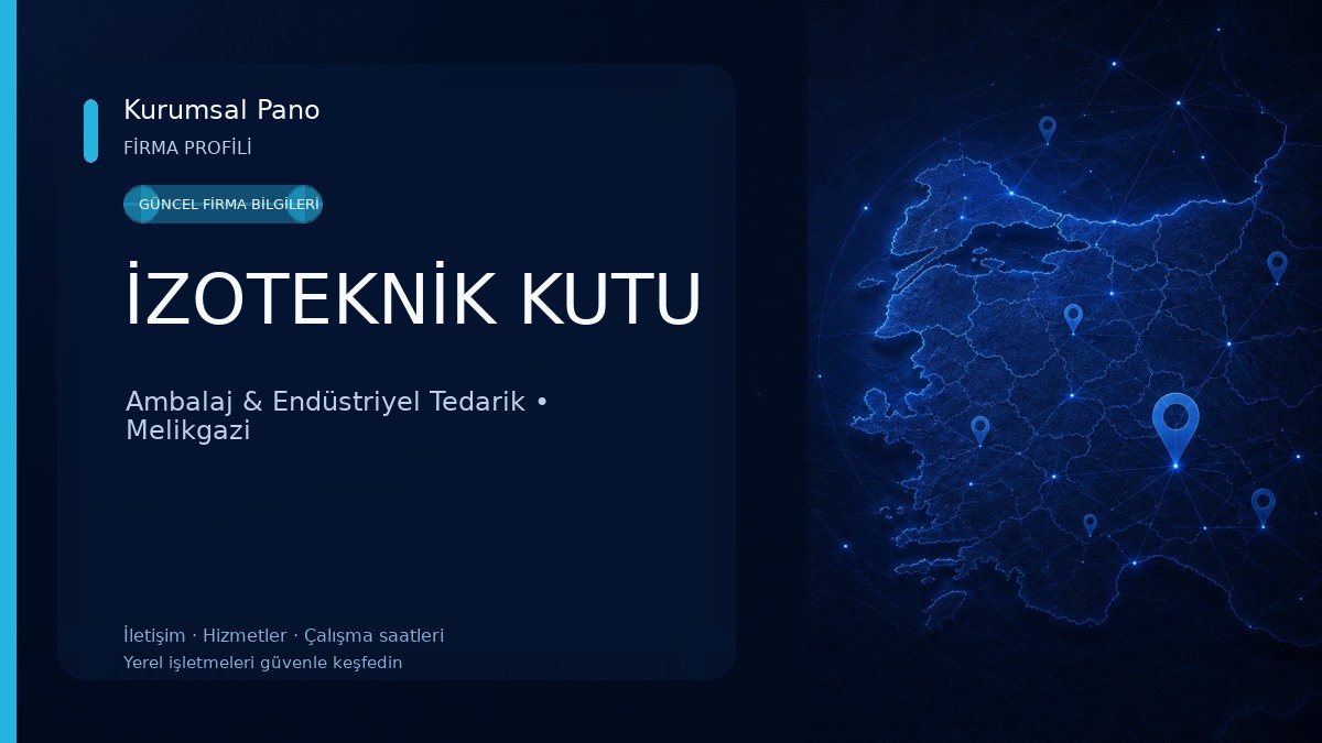 İZOTEKNİK KUTU