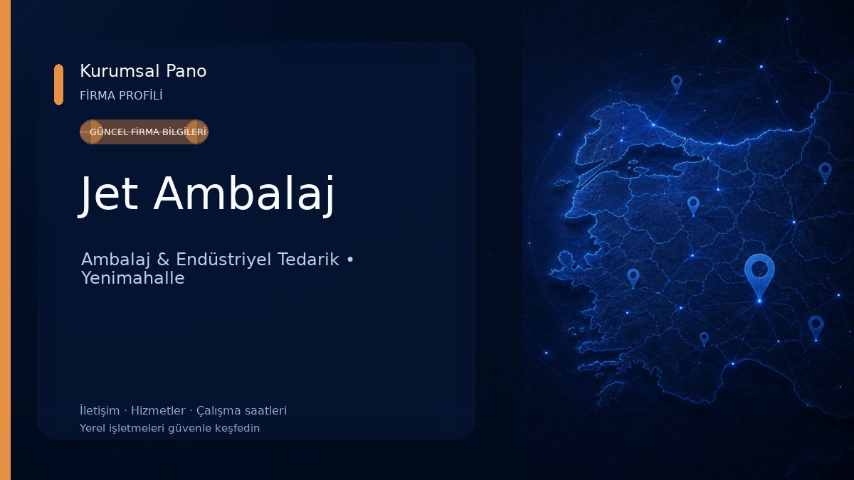 Jet Ambalaj Ambalaj & Endüstriyel Tedarik