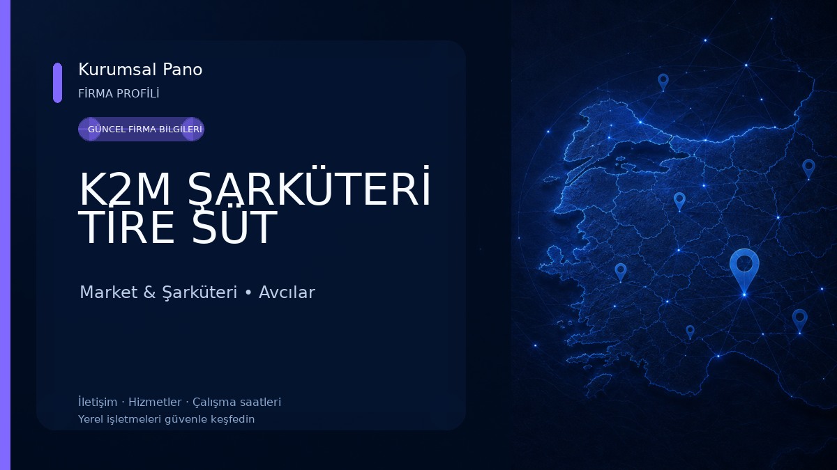 K2M ŞARKÜTERİ TİRE SÜT