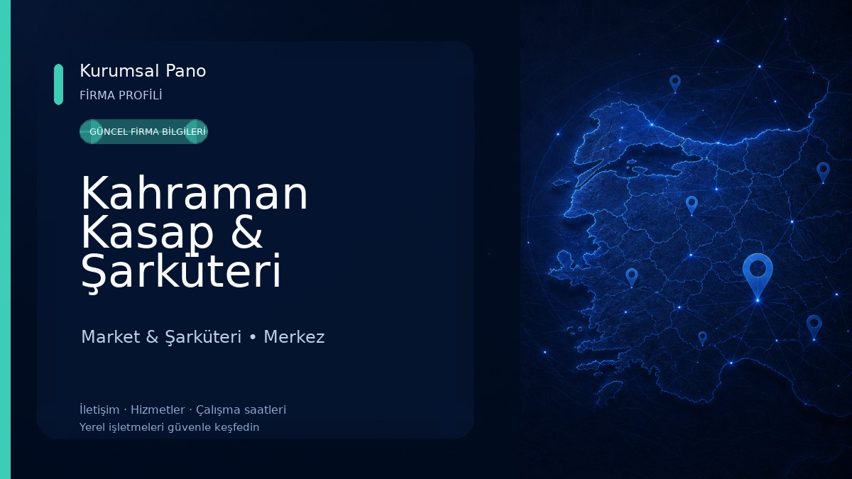 Kahraman Kasap & Şarküteri Market & Şarküteri