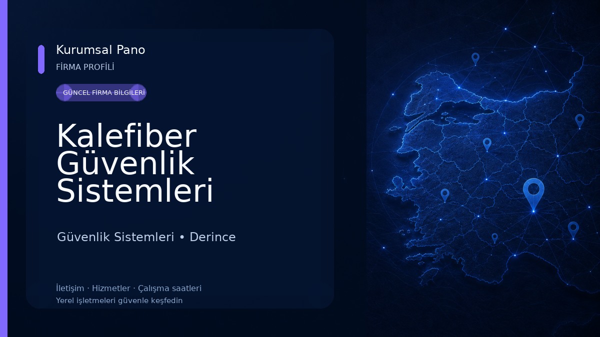 Kalefiber Güvenlik Sistemleri Güvenlik Sistemleri