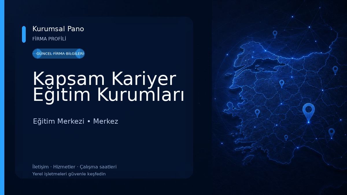 Kapsam Kariyer Eğitim Kurumları