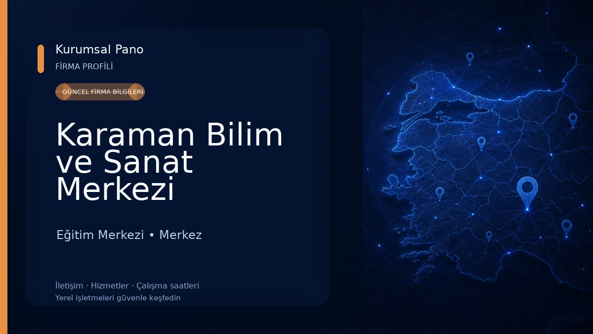 Karaman Bilim ve Sanat Merkezi (BİLSEM)