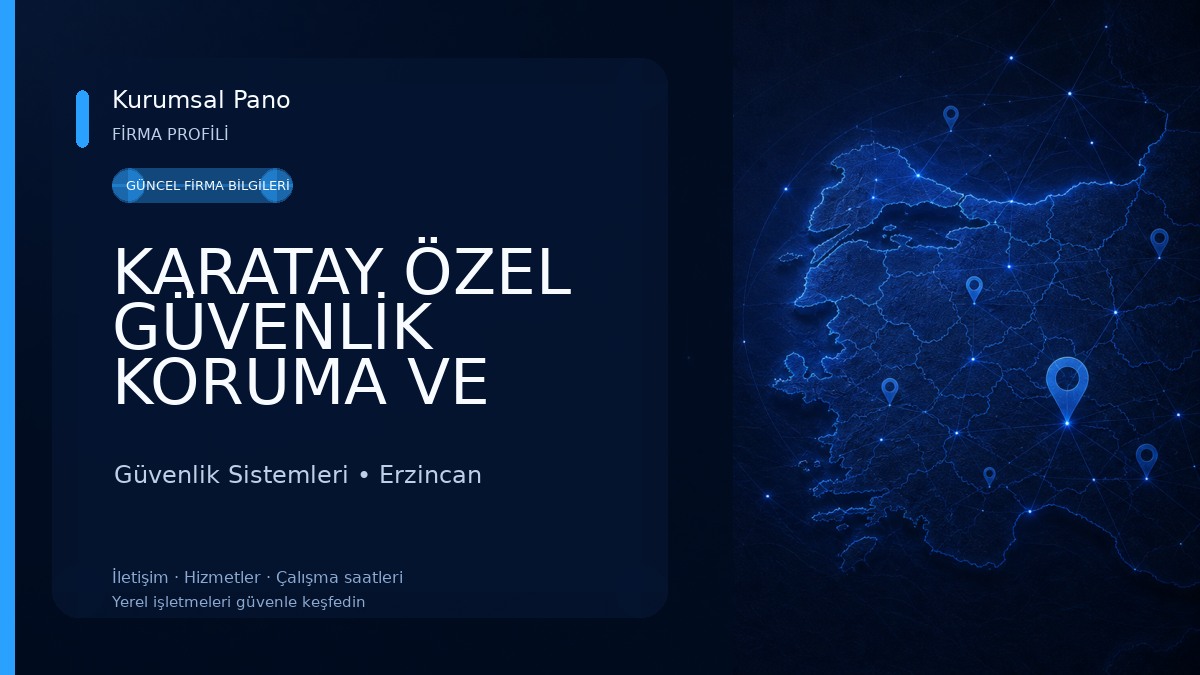 KARATAY ÖZEL GÜVENLİK KORUMA VE EĞİTİM HİZMETLERİ LTD ŞTİ