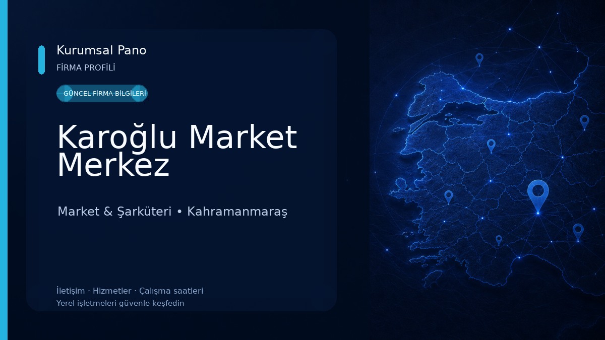 Karoğlu Market Merkez Market & Şarküteri