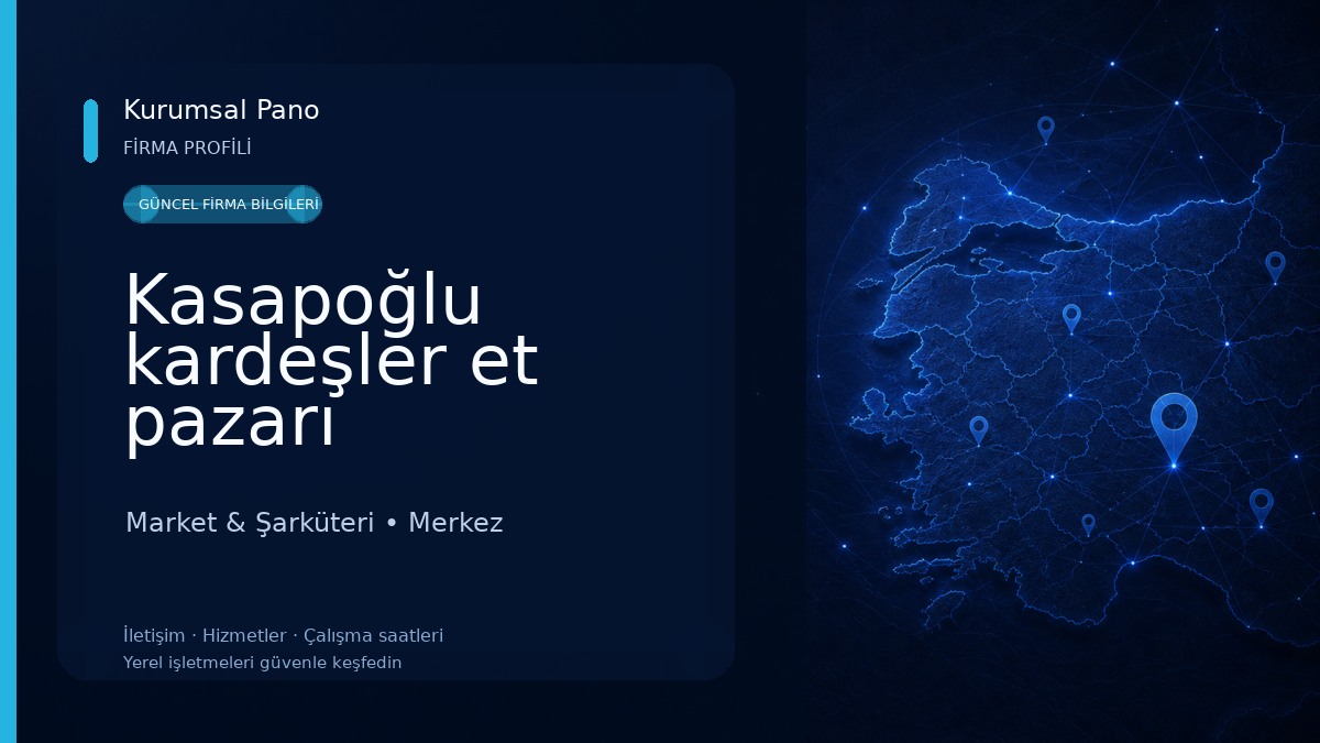 Kasapoğlu kardeşler et pazarı Market & Şarküteri